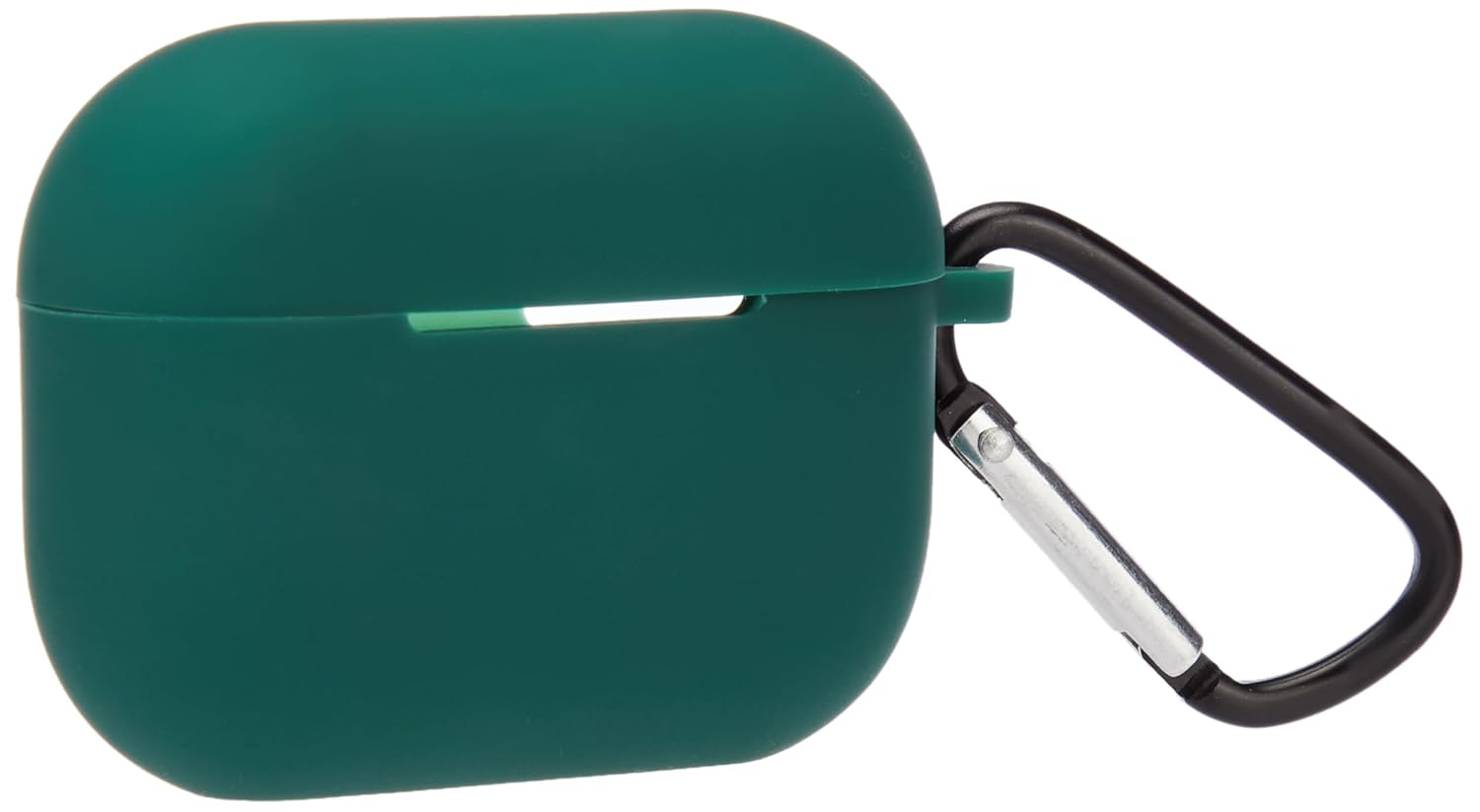 basics Case for Apple AirPods Pro 2 2nd Generation, TWS Soft Silicone Pouch with Hook, 360 Degree Full Shock-Absorbing Protection (Green) (Cover Only)