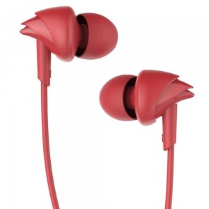 Bassheads 100 in Ear Wired Headphones Earphones with Mic (Furious Red)