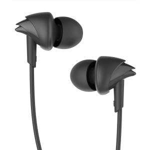 BassHeads 100 in-Ear Headphones with Mic (Black)