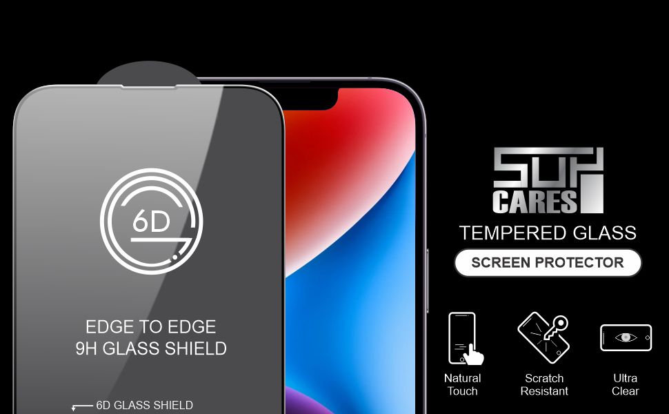 Tempered Glass Screen Protector for iPhone 16e